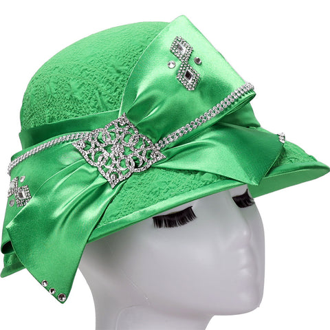 Giovanna Church Hat H0943B-Apple Green