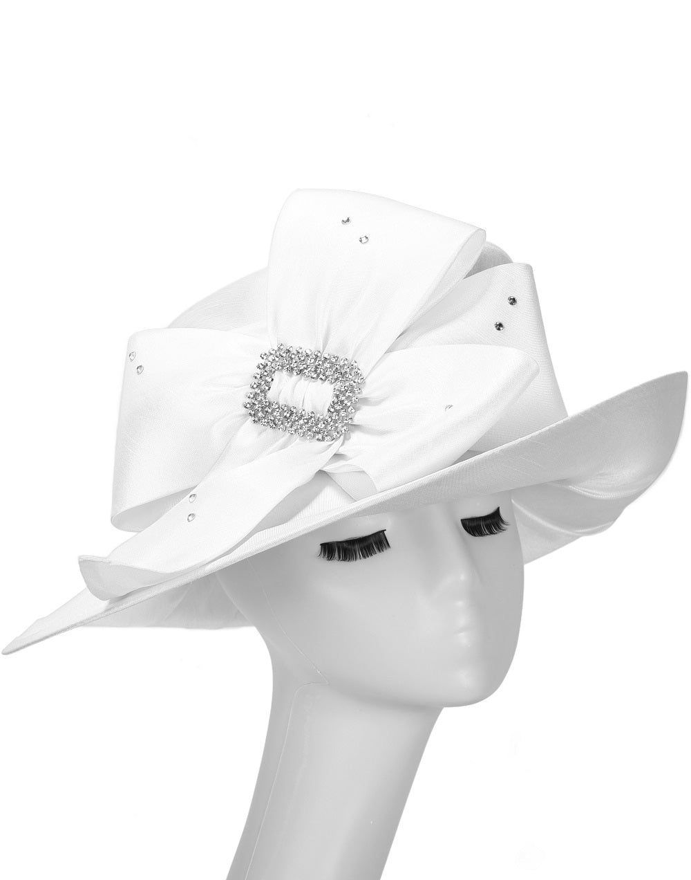 Giovanna Church Hat HG1103-White - Church Suits For Less