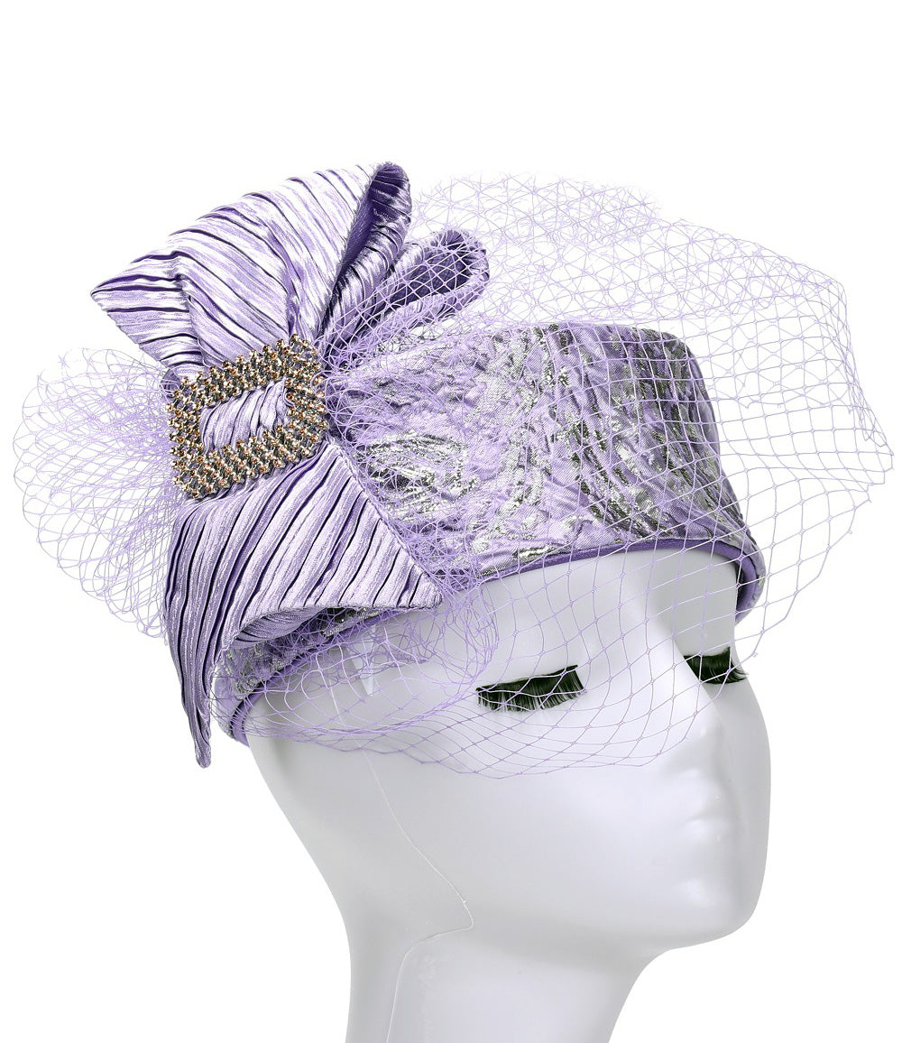 Giovanna Church Hat HG1132-Lilac - Church Suits For Less
