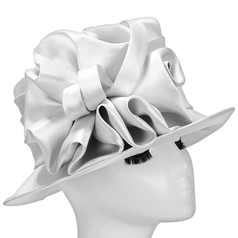 Giovanna Church Hat HG1193-White - Church Suits For Less