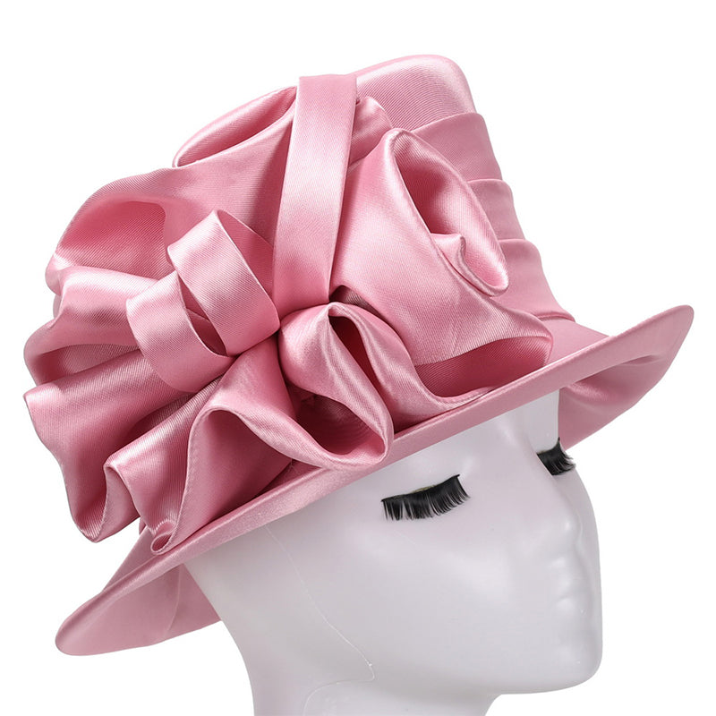 Giovanna Church Hat HG1193-Hot Pink - Church Suits For Less