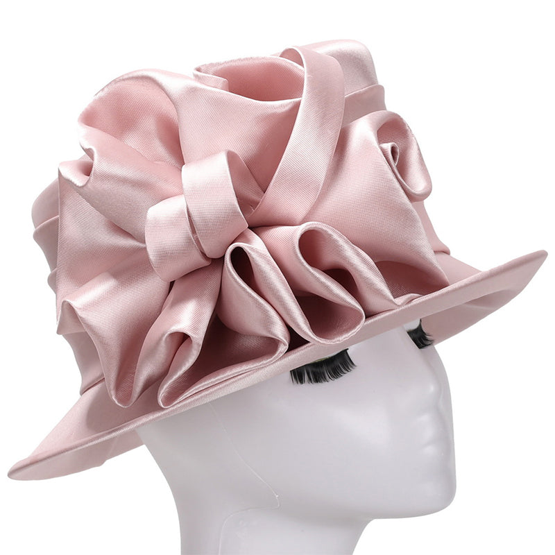 Giovanna Church Hat HG1194-Pale Pink - Church Suits For Less