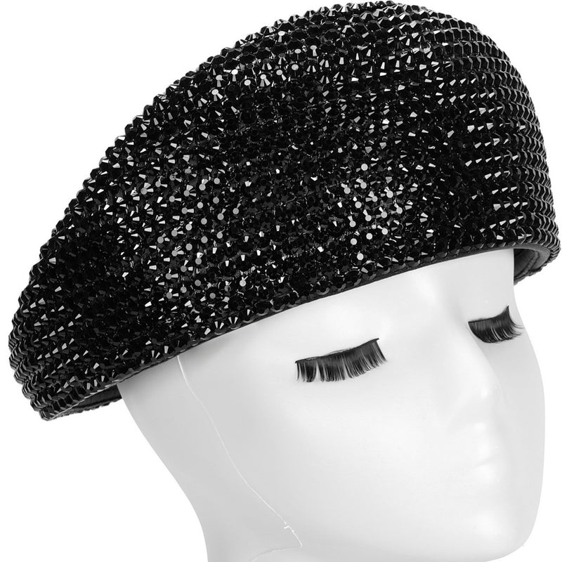 Giovanna Church Hat HM1012C-Black - Church Suits For Less