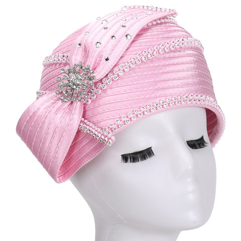 Giovanna Church Hat HR22107-Soft Pink - Church Suits For Less