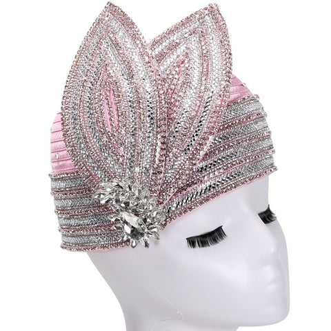 Giovanna Church Hat HR22127-Pink - Church Suits For Less