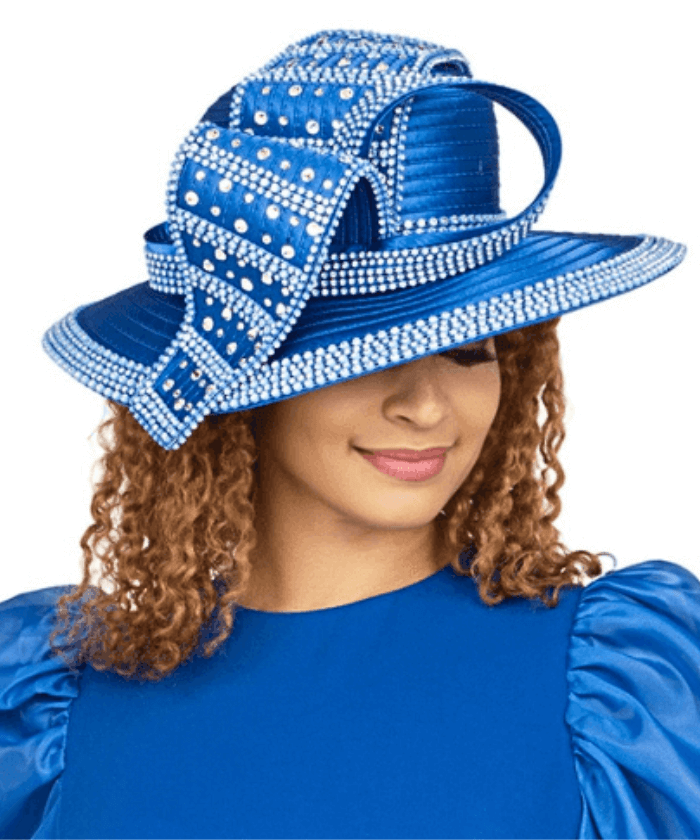 Giovanna Church Hat HR22130-Royal