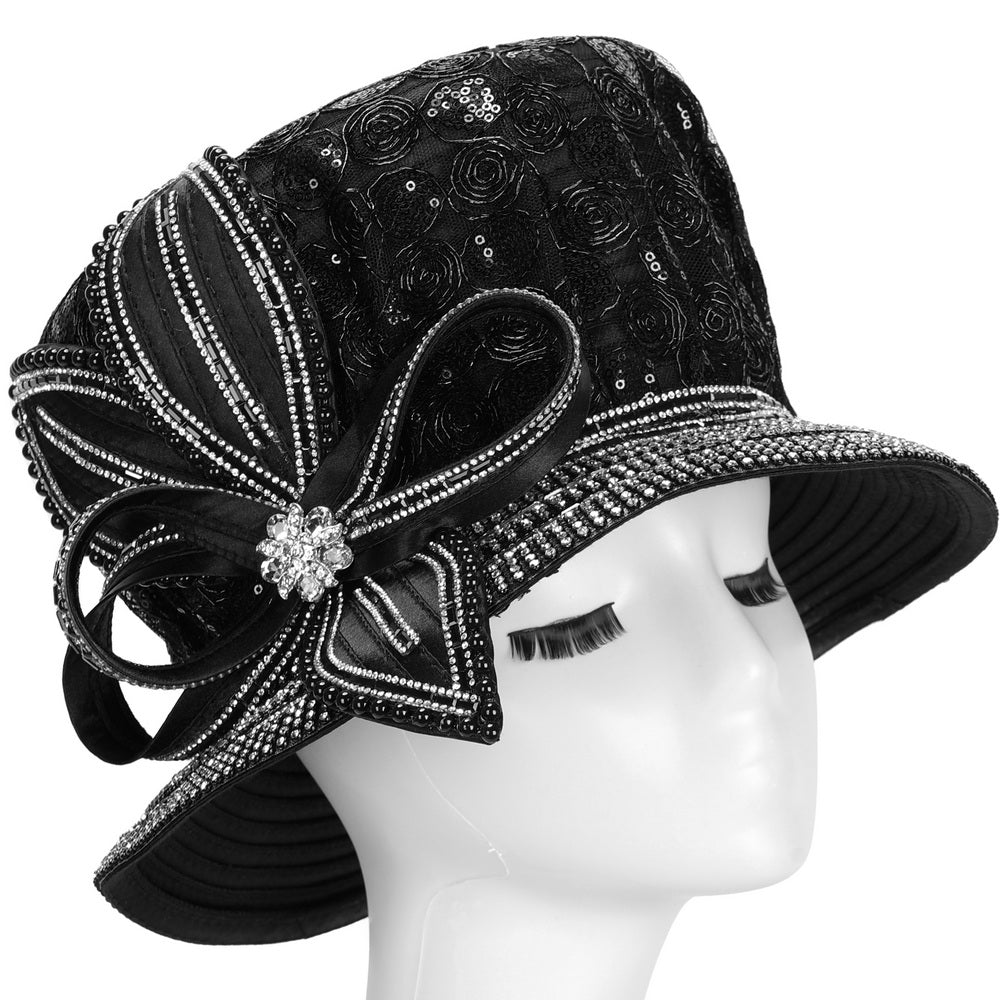 Giovanna Church Hat HR22138-White