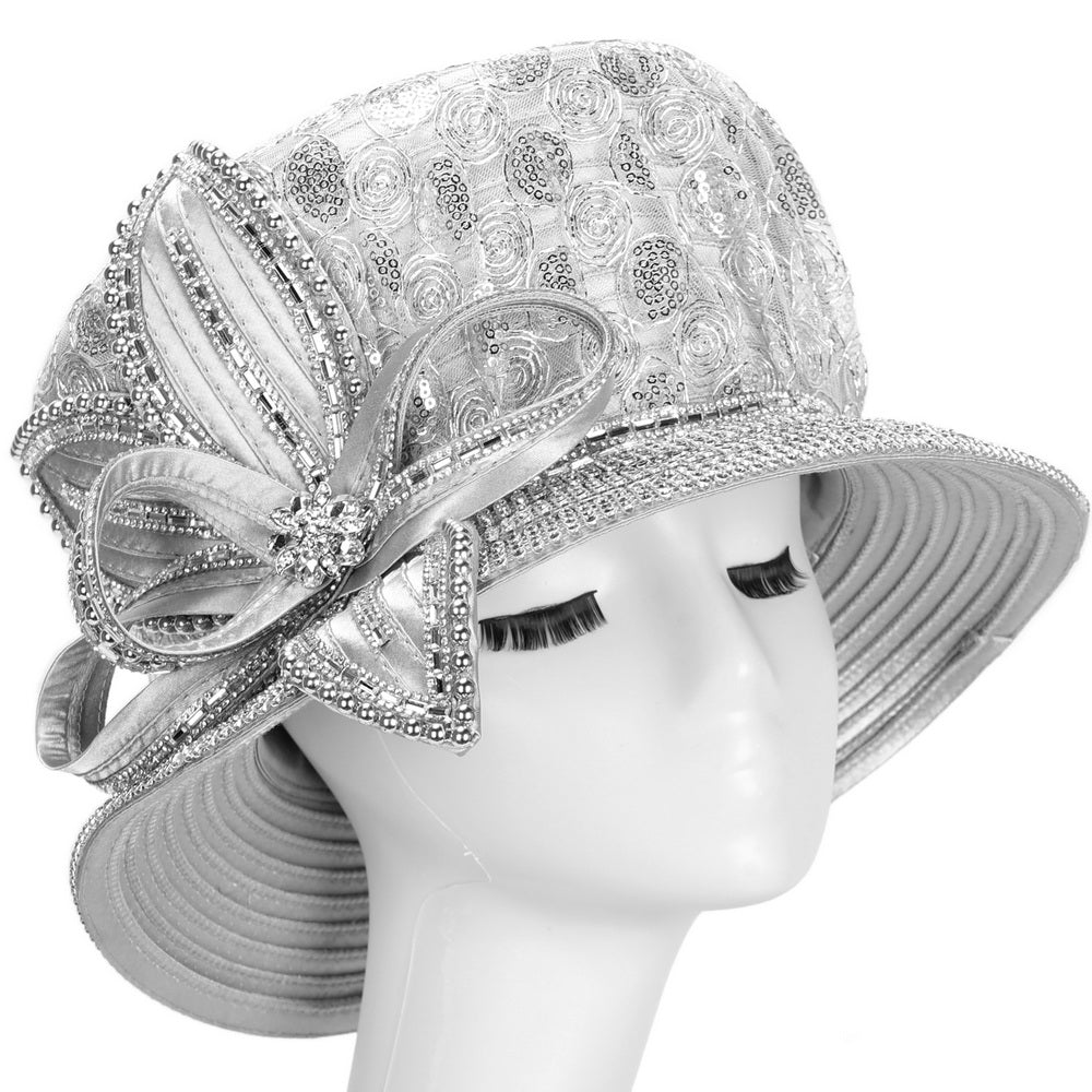 Giovanna HR22131-WHT Church Hat main image 1