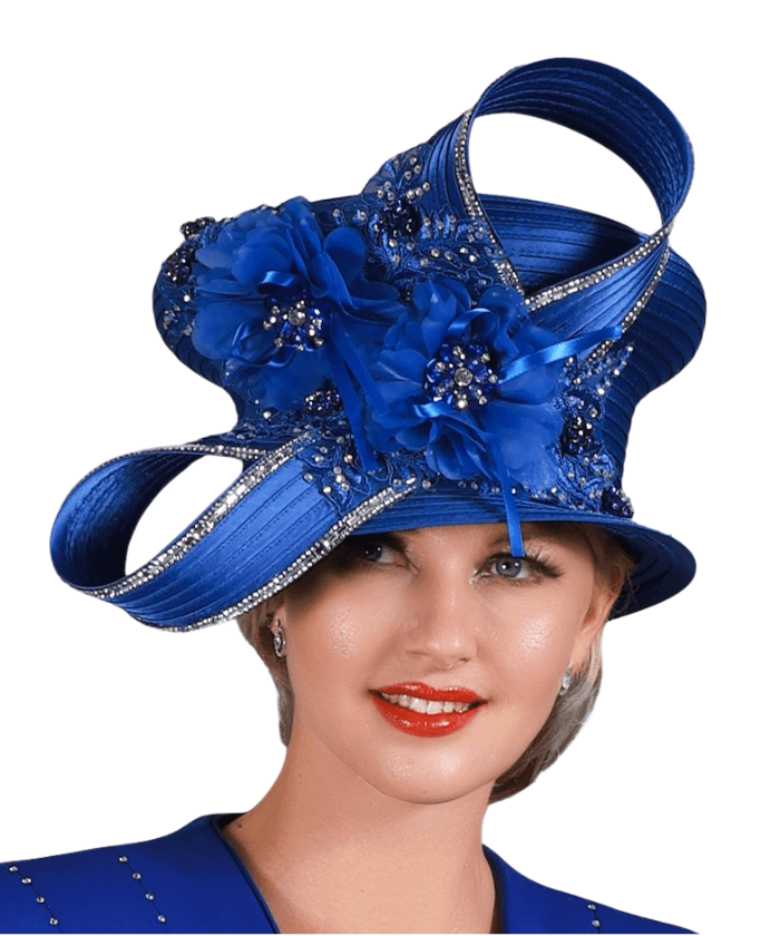 Giovanna Church Hat HR22151-Royal
