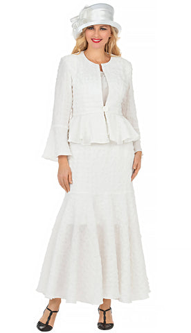 Giovanna Suit 0943B-White