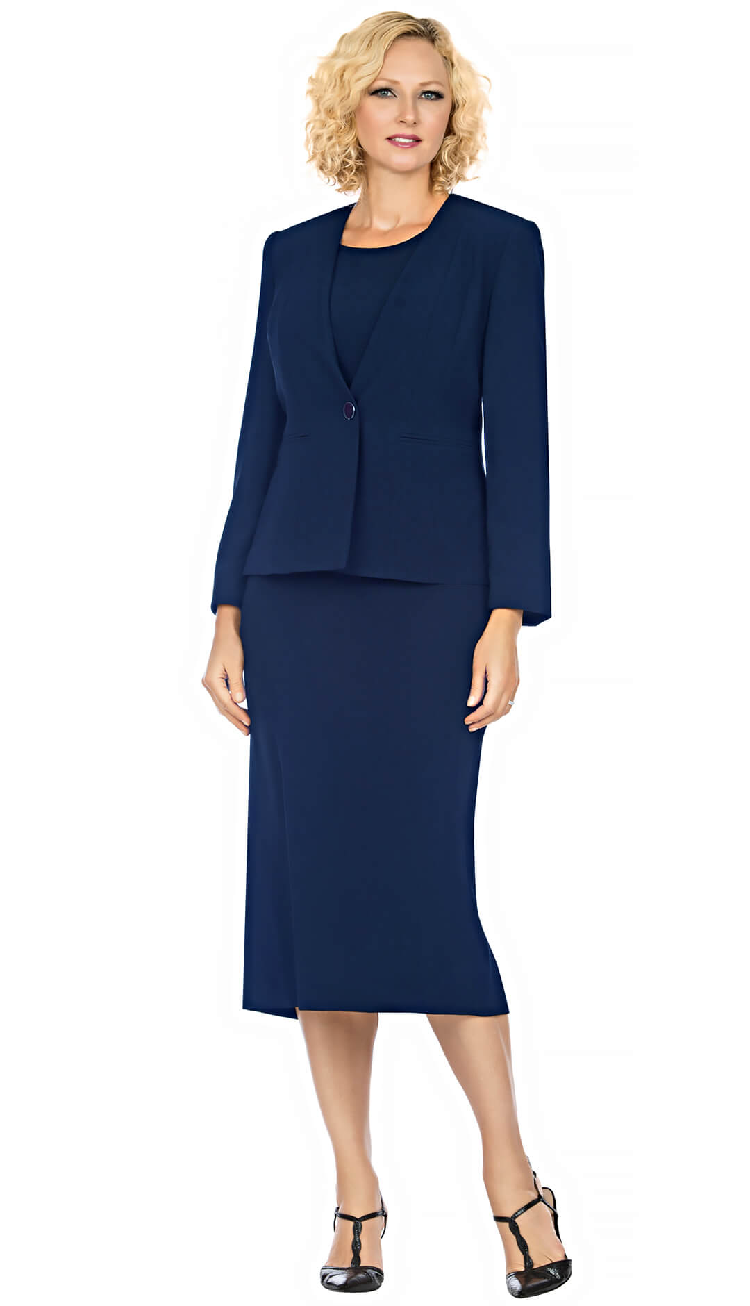 Giovanna Usher Suit S0722C-Dark Navy - Church Suits For Less