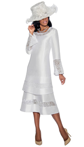 Giovanna Dress D1343C-White