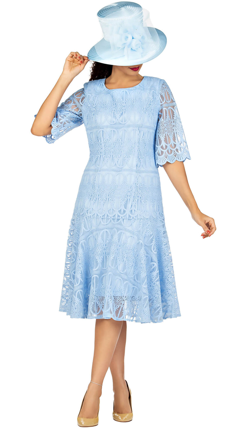 Giovanna Dress D1541-Blue – Church suits for less