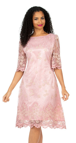 Giovanna Church Dress D1570-Pink