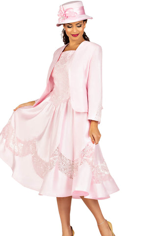 Giovanna Dress D1593-Pink - Church Suits For Less