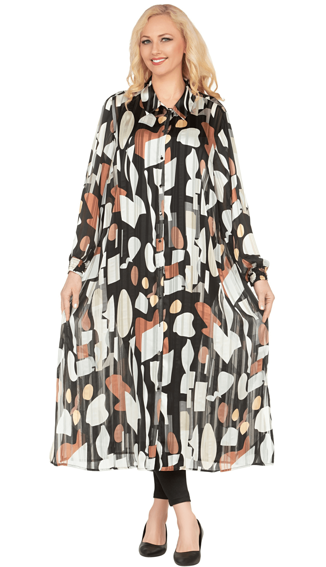 chiffon shirt dress designs Silk chiffon shirt dress in white - Chloe