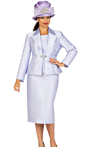 Giovanna Church Suit G1169-Lilac - Church Suits For Less
