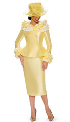Giovanna Suit G1103C-Banana - Church Suits For Less