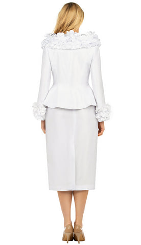 Giovanna Suit G1103-White - Church Suits For Less