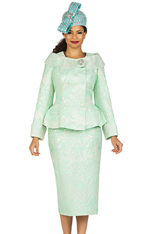 Giovanna Church Suit G1162-Mint - Church Suits For Less