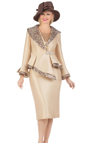Giovanna Suit G1203C-Champagne - Church Suits For Less