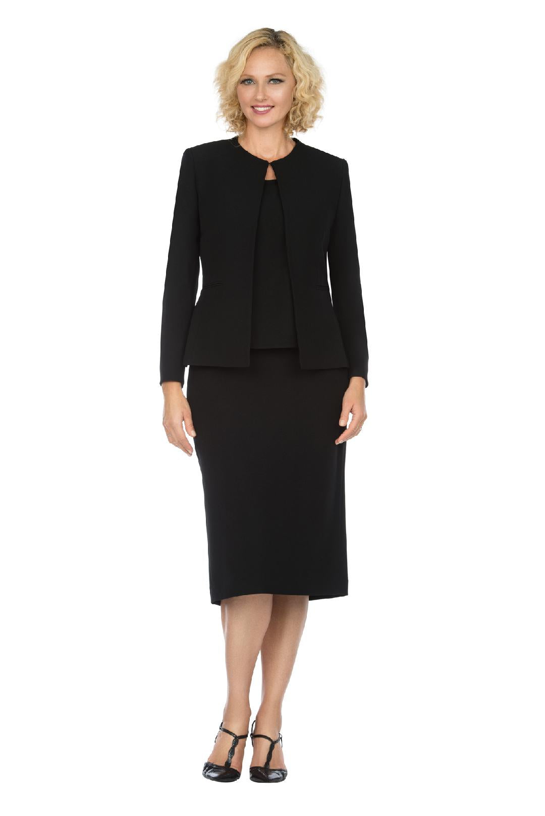 Giovanna Usher Suit S0708-Black main image 1