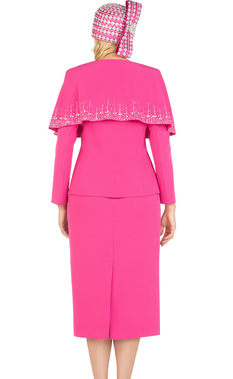 Giovanna Church Suit S0736C-Berry - Church Suits For Less