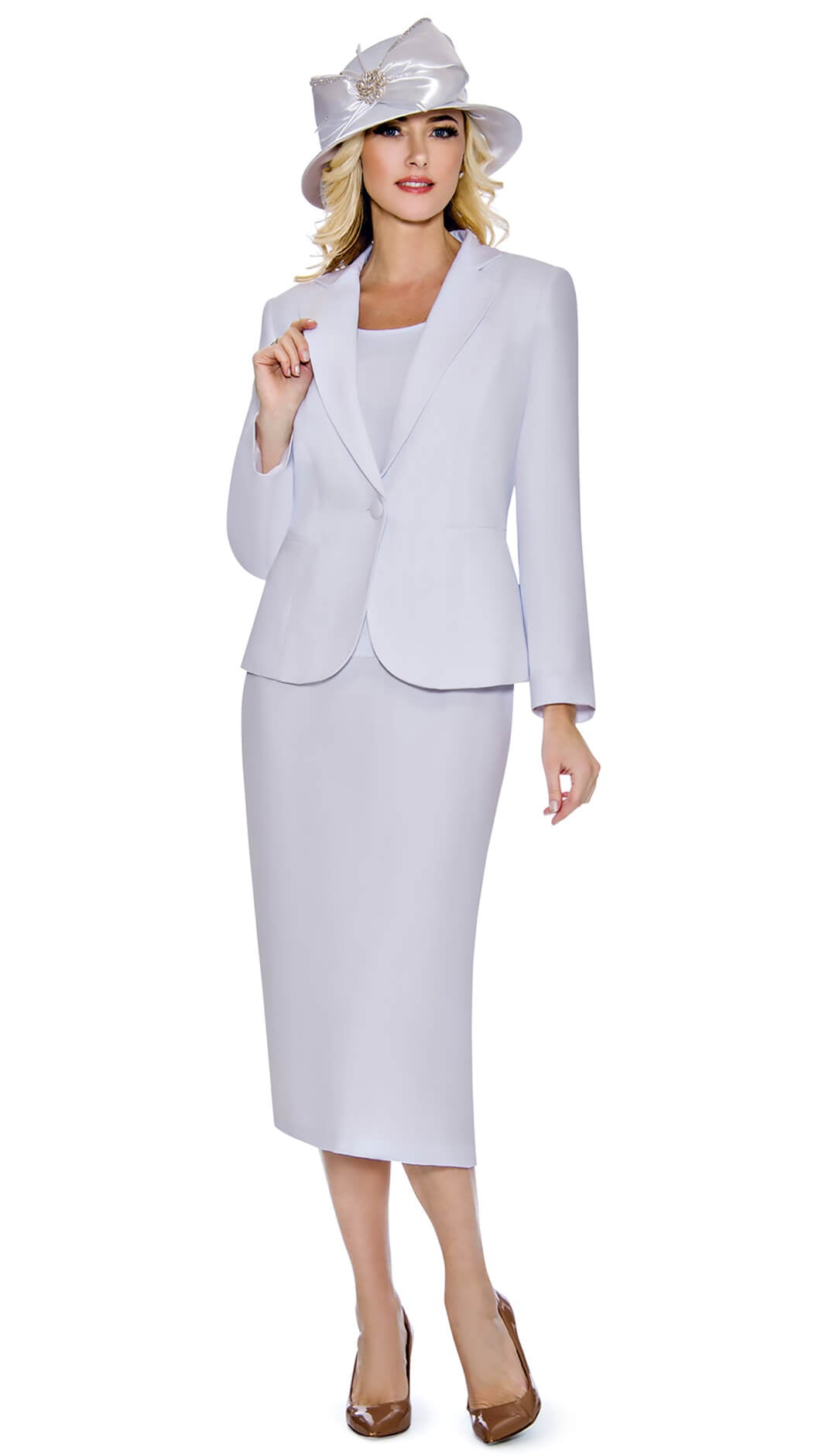 Giovanna Usher Suit S0707-White