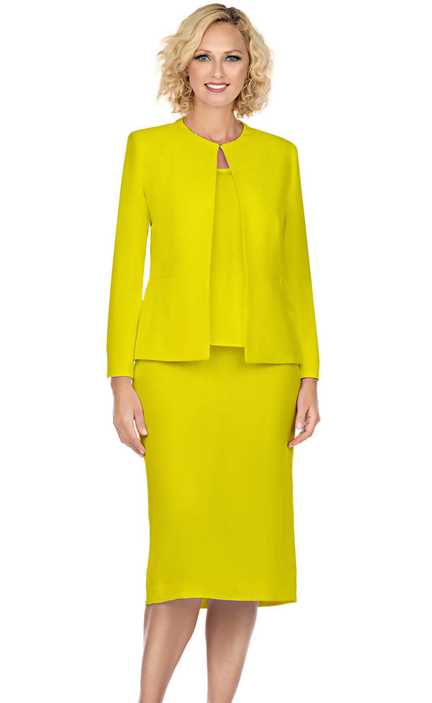Giovanna Usher Suit S0721-Yellow - Church Suits For Less