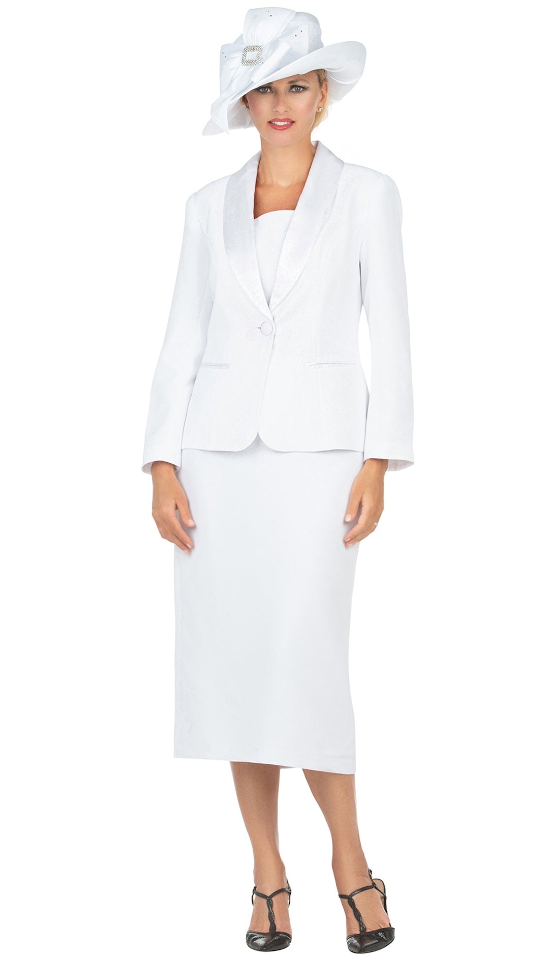 Giovanna Usher Suit 0826-White
