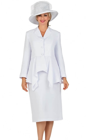 Giovanna Suit S0917-White - Church Suits For Less