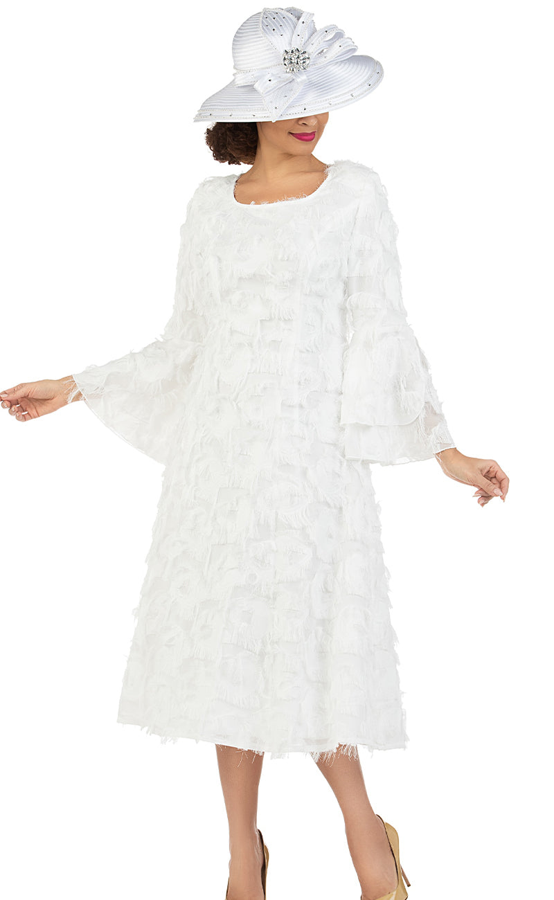 Giovanna Church Dress D7210-Ivory
