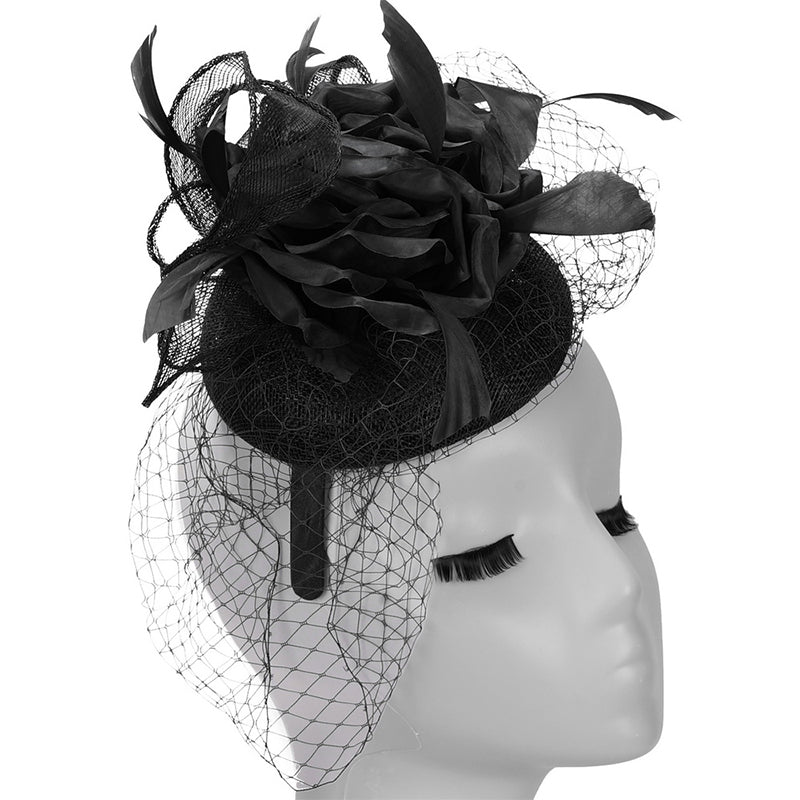 Giovanna Hat HM981-Black - Church Suits For Less