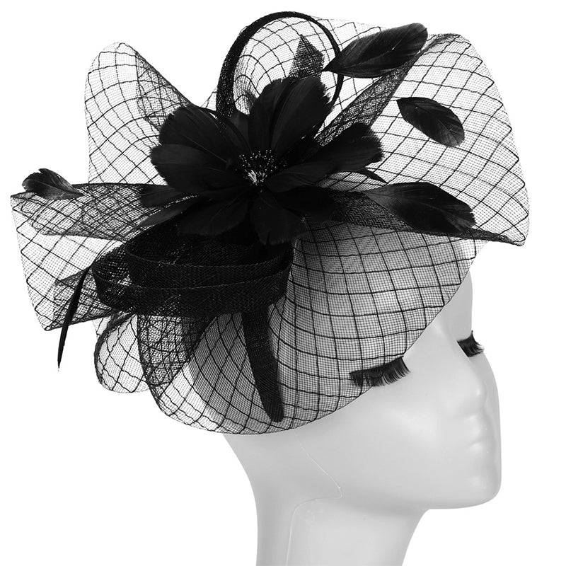 Giovanna Hat HM982-Black - Church Suits For Less