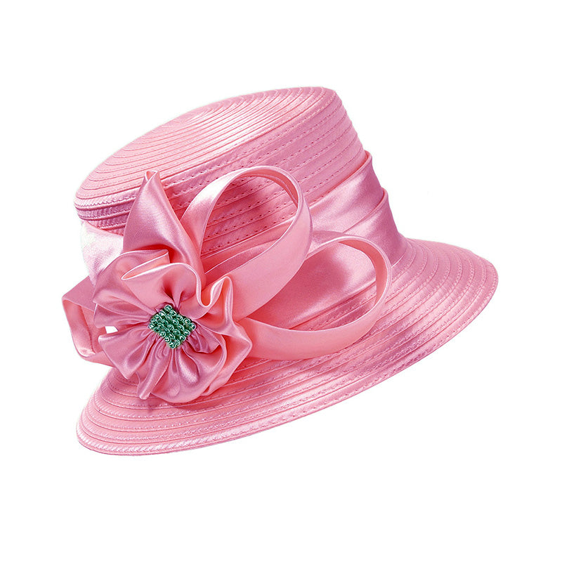 Giovanna Church Hat HR944-Pink - Church Suits For Less