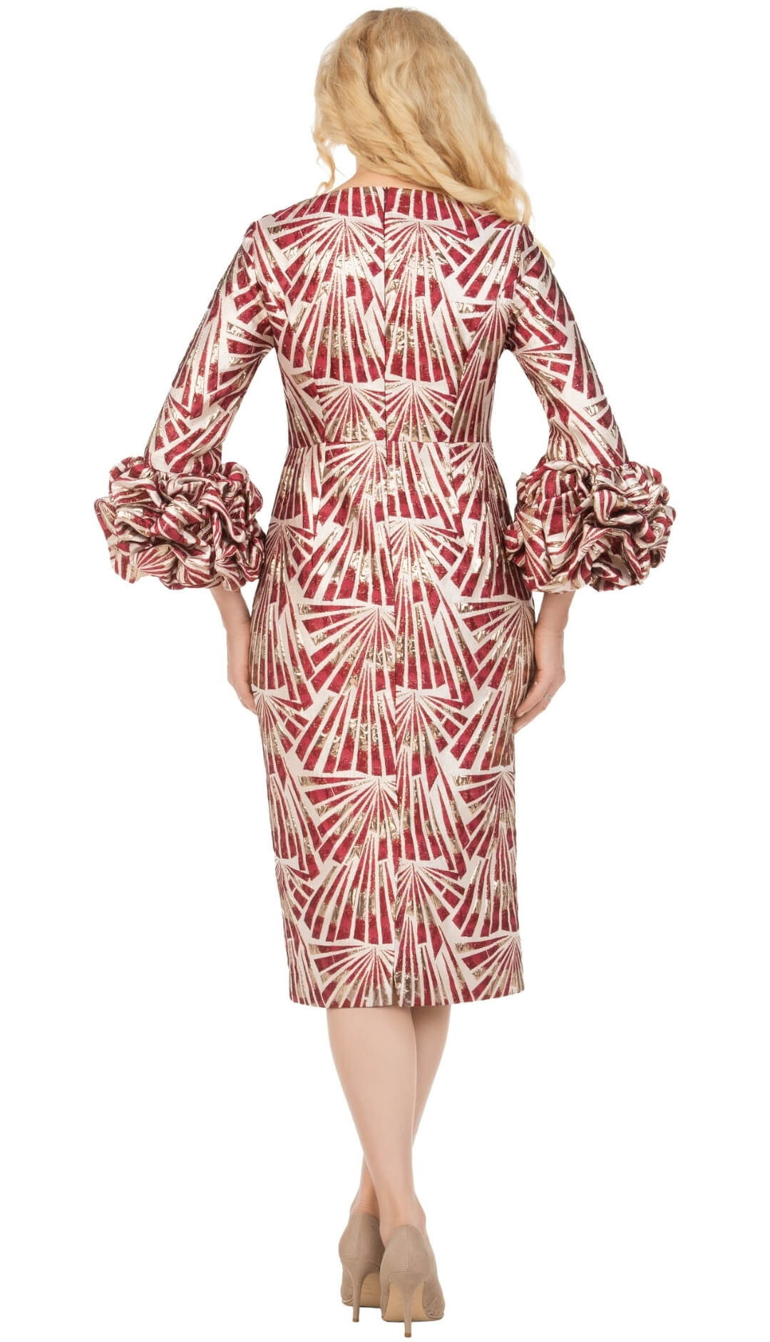 Giovanna Church Dress DP2424-Red