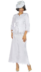Giovanna Suit 0947C-White - Church Suits For Less