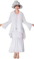 Giovanna Suit 0940C-White - Church Suits For Less