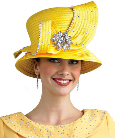 Lily and Taylor Hat H106 - Yellow