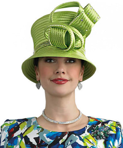 Lily and Taylor Hat H285 - Ice Green - Church Suits For Less