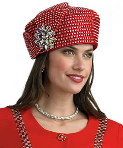 Lily and Taylor Hat H319 - Red