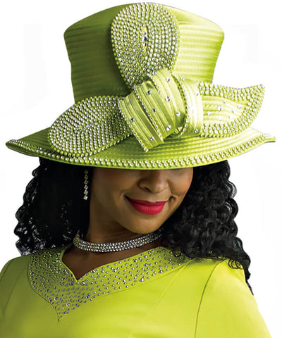 Lily and Taylor Hat H356 - Green - Church Suits For Less