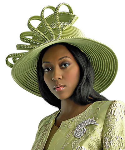 Lily and Taylor Hat H386 - Lime