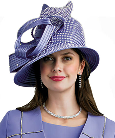 Lily and Taylor Hat H388 - Lavender - Church Suits For Less