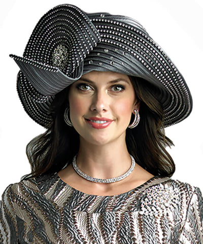 Lily and Taylor Hat H949 - Silver