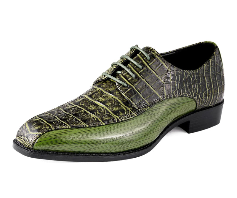 Men Dress Shoes-Harvey Olive – Church suits for less