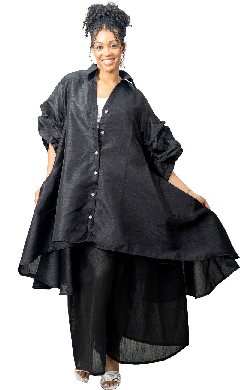 Jessica Taylor Pant P3000-Black - Church Suits For Less