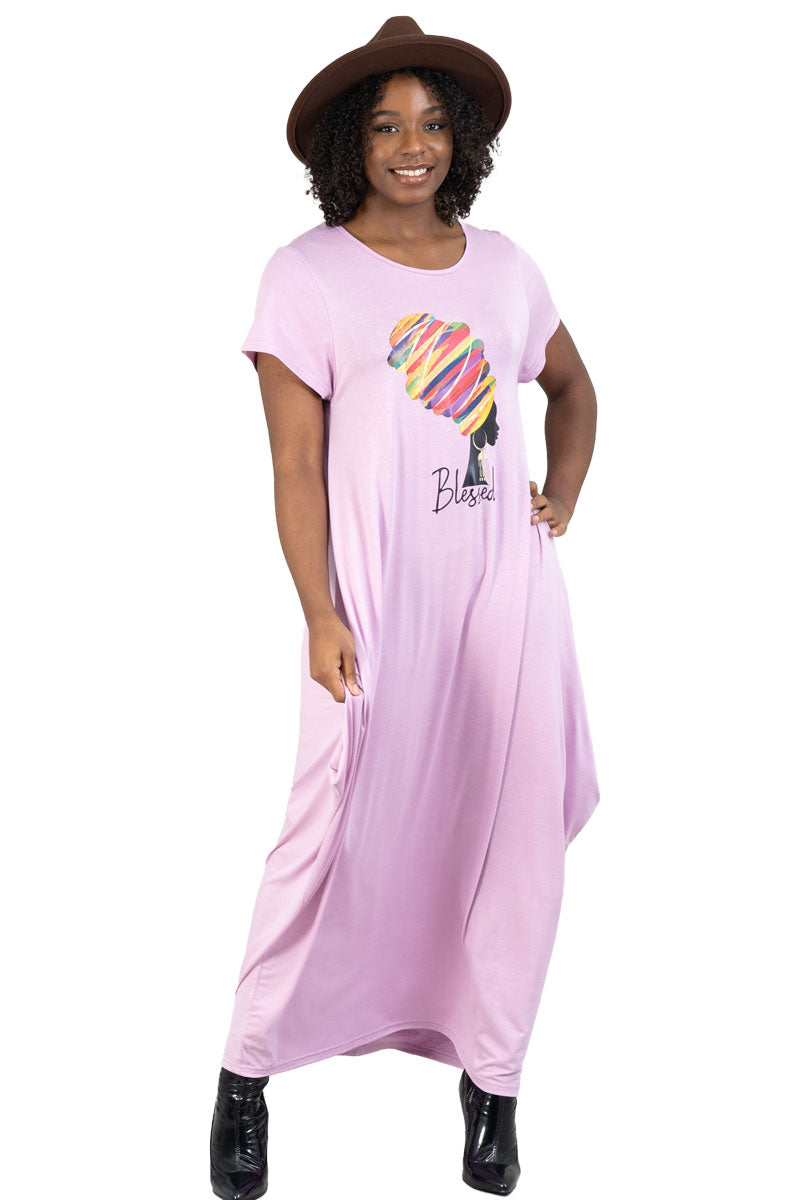 Kara Chic Dress CHH21033C-Lavender