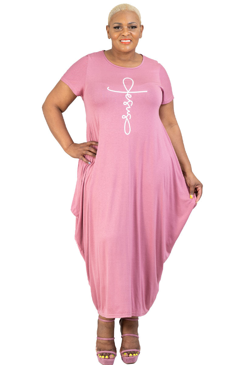 Kara Chic Dress CHH21045SSC-Mauve