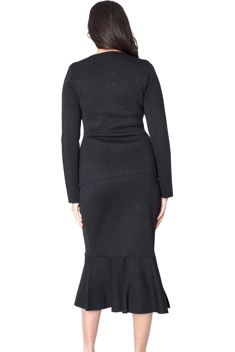 knit dress skirt suit Embellished Set All Gowns Color:Twilight homecoming dresses houston texas Jumper V